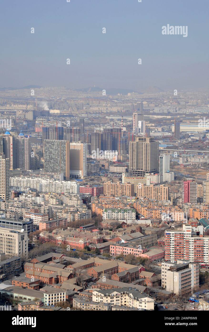 Blick auf Dalian, Provinz Liaoning, China Stockfoto