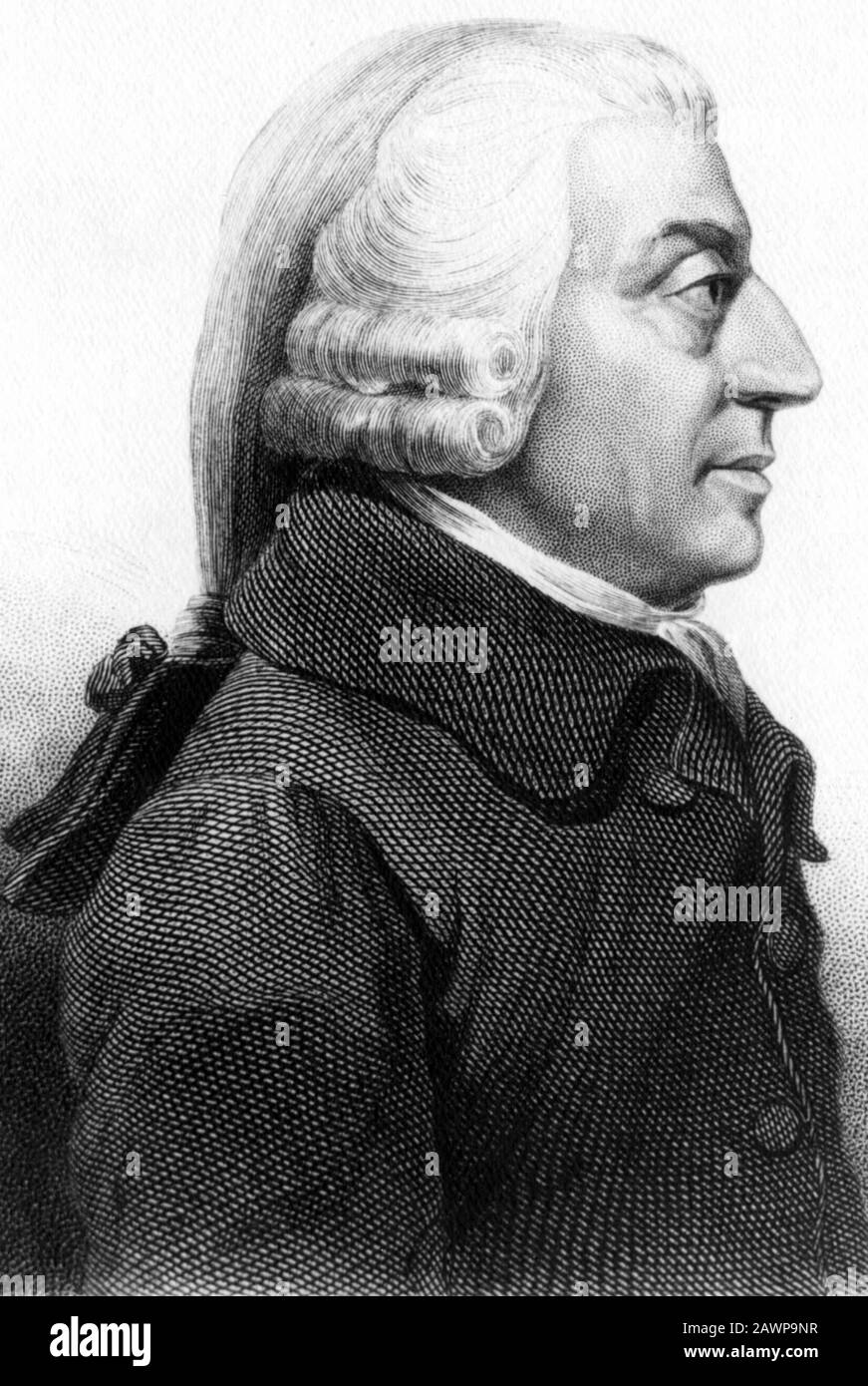 Der schottische Moralphilologe und ein Wegbereiter der politischen Ökonomie ADAM SMITH (* 1723; † 1701) , Illustrationsportrait , Autor 1823 einer UNTERSUCHUNG IN Stockfoto Der schottische Moralphilologe und ein Wegbereiter der politischen Ökonomie ADAM SMITH (* 1723; † 1701) , Illustrationsportrait , Autor 1823 einer UNTERSUCHUNG IN Stockfoto