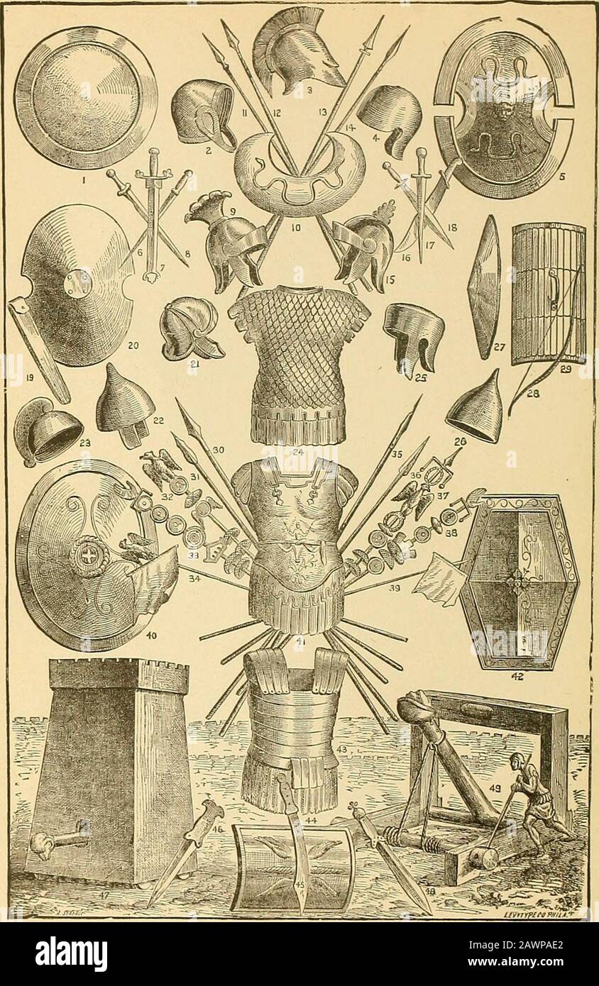 Berühmte und entscheidende Schlachten der Welt; . E Z Etnpereur-Neys Eifer-EIN blutiger und schrecklicher Combat Rages-Tht-Prußen besiegt und in Panik versetzt-Die Sachsen die letzte tote Tapferkeit der preussischen Offiziere-Sterblichkeit unter ihnen-Summaryoi Prußen verlustfcs. Davouts entschiedene Arbeit bei Auerstadt 485-505 AUERSTADT, 15638 A. D. Davout stößt bei Auerstadt-BrunswicksGreat Blunder-Napoleons auf eine jämmerliche Spaltung der Prußen, die Davout-Charakter des Letzteren-gegen enorme Chancen-Bernadotte versäumt, ihm Hilfestellung zu leisten - Marschall Vorwaerts erscheint erstmals gegen die Franzosen- Stockfoto