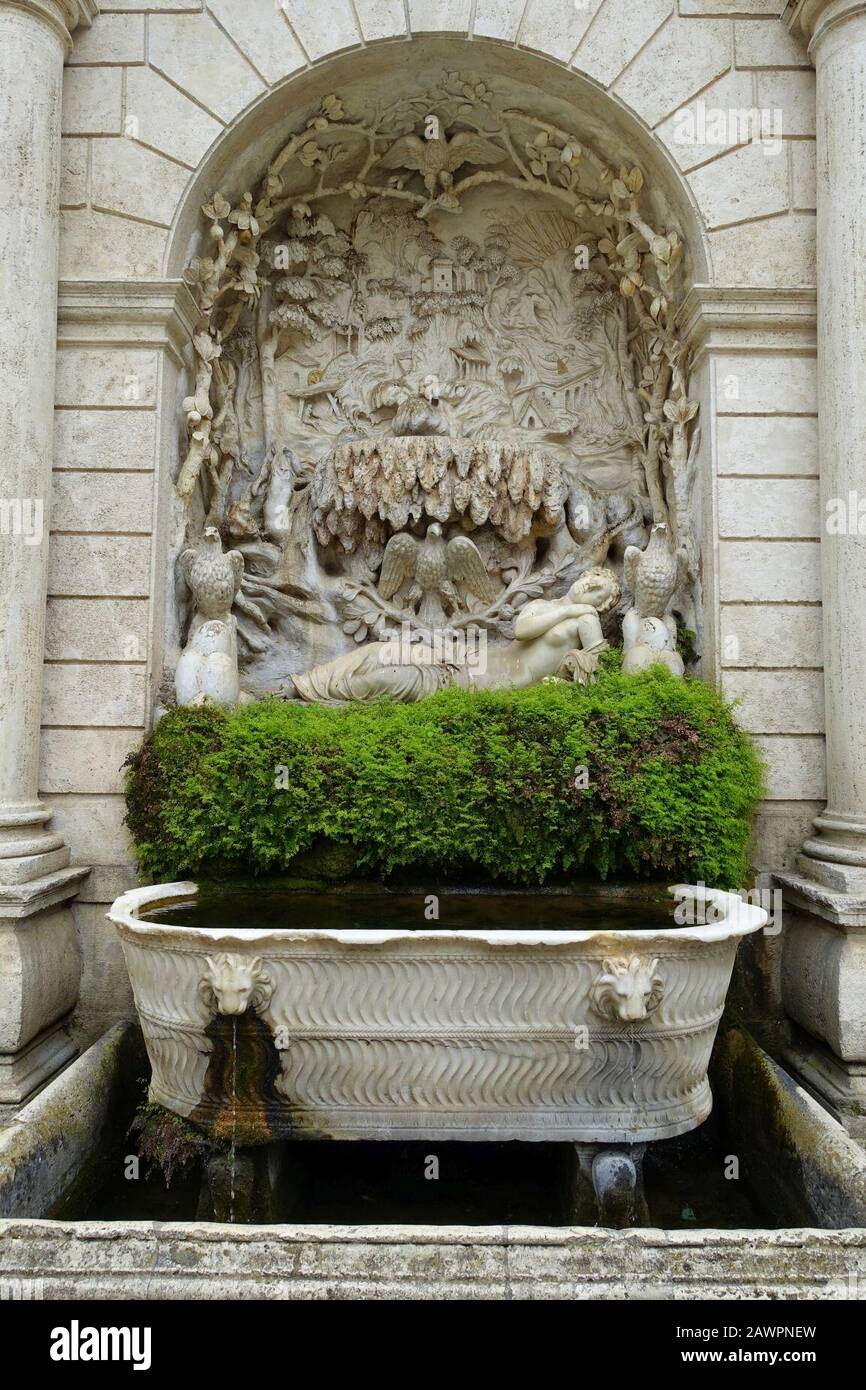 Fontana di Venere - Villa d'Este - Tivoli, Italien Stockfoto