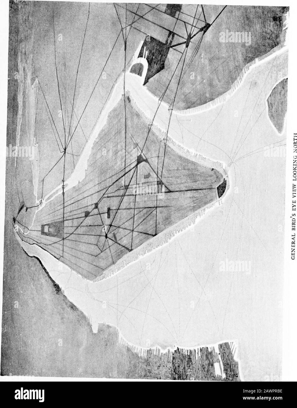 Der Bericht der New York City Improvement Commission an ..George BMcClellan, Bürgermeister ..und an den Vorstand von Aldermen ..MCMVII. Die allgemeine KARTE DER STADT NEW YORK KEY White weist auf neue Straßen, Alleen hin, usw. Brown weist darauf hin, dass CemeteriesLight Green anzeigt, dass ParksDark Green die vorgeschlagene PARKS-PLATTE I ANZEIGT. ALLGEMEINE KARTE DER STADT NEW YORK. TASTE. Weiß weist auf neue Straßen, Alleen hin, usw. Brown weist auf Friedhöfe hin.Hellgrün weist auf vorhandene Parks hin.Dunkelgrün weist auf vorgeschlagene Parks hin. H ERE werden die verschiedenen Straßenöffnungen, neue Parkgelände- und Parkwege, Verkehrswege und die neue Bbrid gezeigt Stockfoto