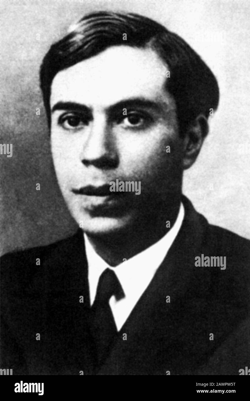 1930er Jahre, ITALIEN: Der italienische Physiker ETTORE MAJORANA (* 1906; † 1938 vermisst). Majorana verschwand unter unbekannten Umständen während einer Bootsfahrt von Pa Stockfoto