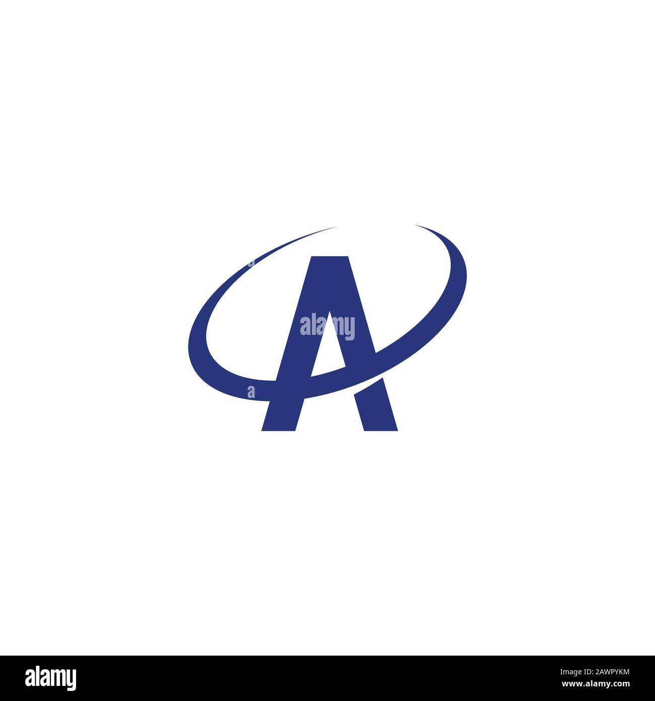 Anfangsbuchstabe eine Logo-Vektorvorlage Stock Vektor