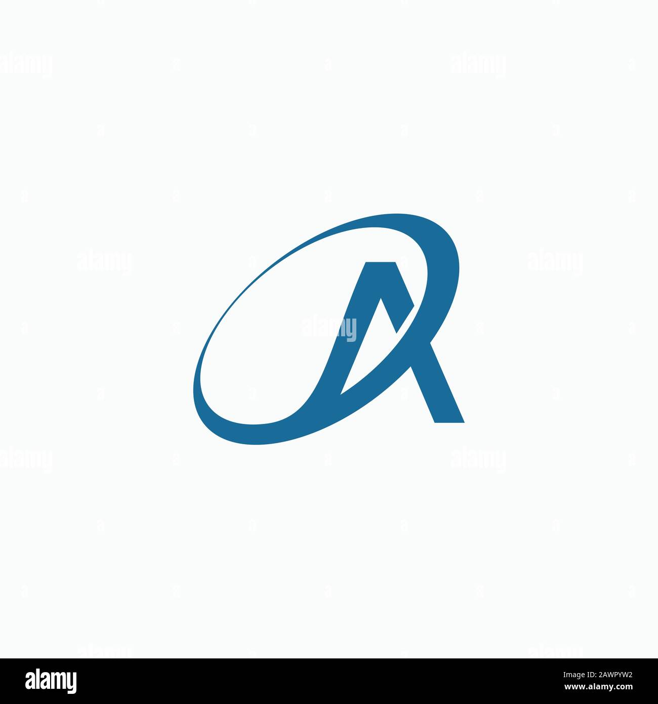 Anfangsbuchstabe eine Logo-Vektorvorlage Stock Vektor