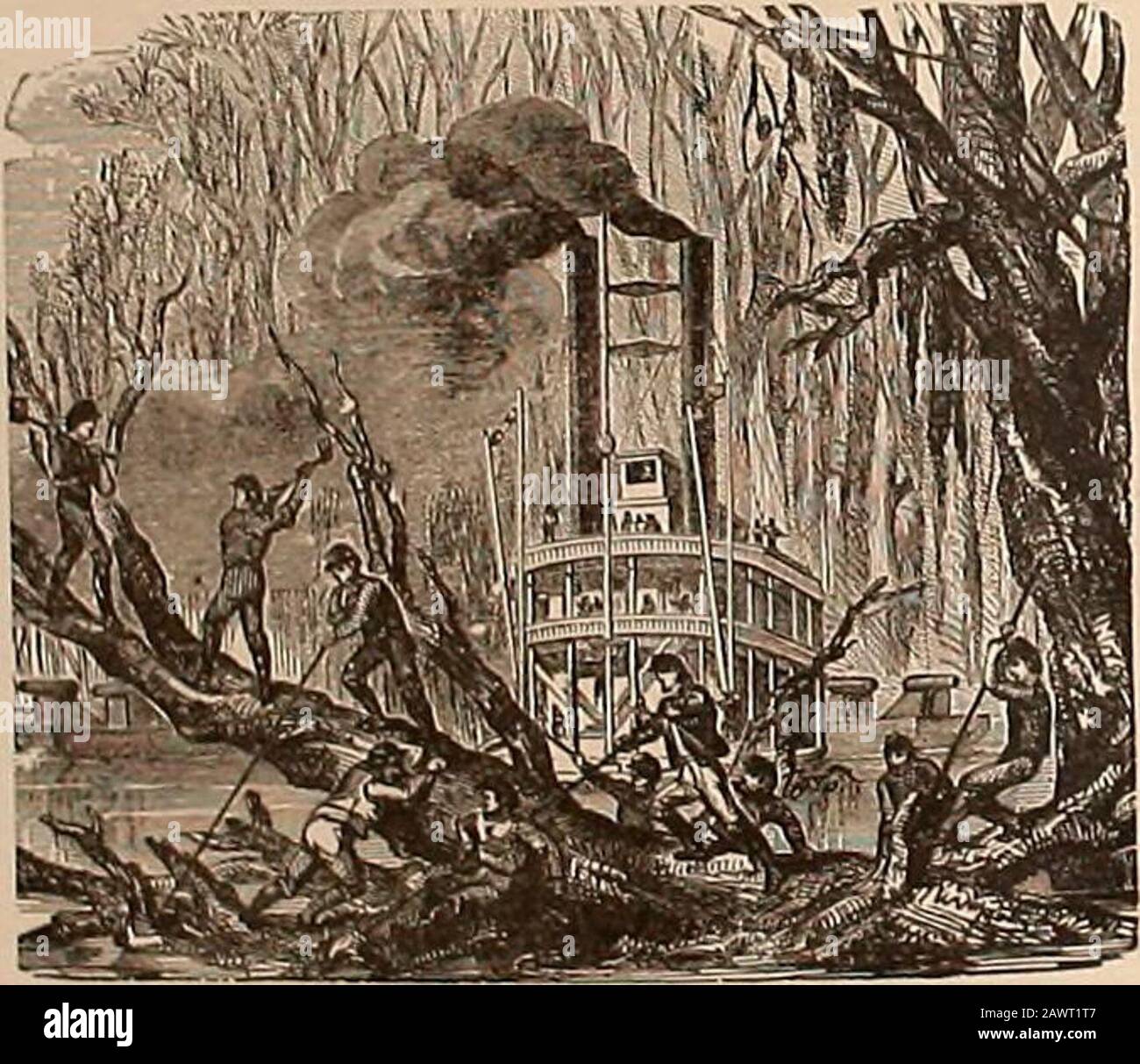 Bilderbuch der Grand Army vom 12. April 1861 bis zum 26. April 1865. ItrNjAMiN r. uuri.KR.. BAU EINES KANALS. Dann war der Feind unter General selbst die Division Potters, die Tliat gegen den Rest des Grates angeklagt wurde, wo das Fort schlecht gewesen war, aber il w.wird schlecht unterstützt, und musste zurückfallen. Um 7:00 UHR schickte die liurnside ein paar farbige Trooiis, aber der Reifen des Feindes, der jetzt schlecht war, machte die Verwirrung von fromllu, die durch die Explosion verursacht wurde, dazu gezwungen, sich zurückzuziehen. Schwarze und weißestumblierten in das Becken des Kraters, wo der Contederate schoss und die Schale mit schrecklichem Chaos nach unten raste, , . ^ Mahone machte eine sally t Stockfoto