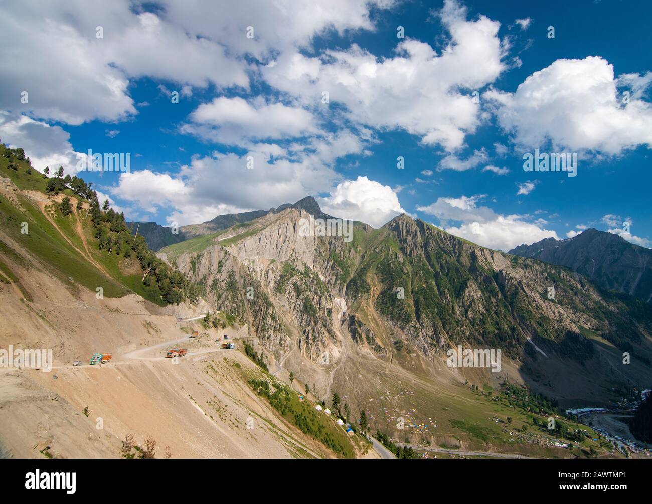 Zoji La Pass, Jammu und Kashmir, Indien Stockfoto