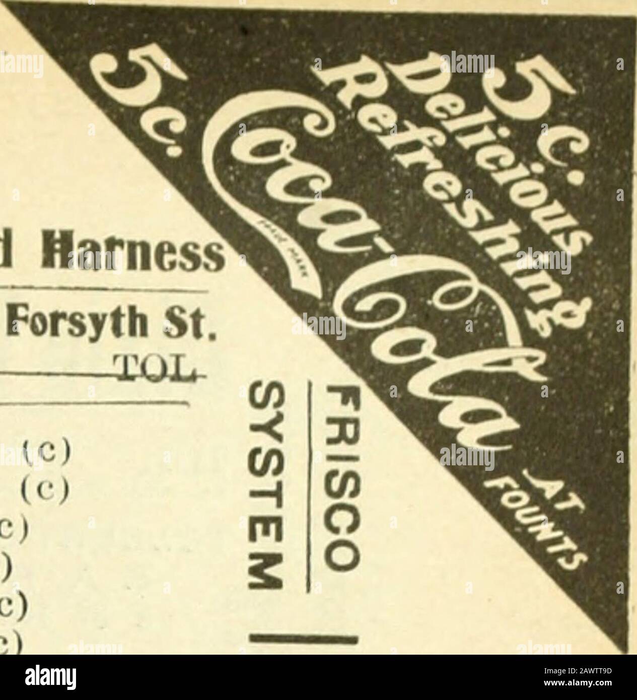 Atlanta City Directory. liam 1 39 Phillips William B42 Elliott John 44 Duncan George P 45 Vakant 46 Huggins George C49 Frost Jonathan B51 Spencer David E 55 Foster Humphrey P57 Stokely Nathaniel E W THOMAS, geändert in Cherokee THOMAS, von Sou Ry, 1 n oNorth Avenue THOMPSON GASSE, Von Forte nach Hilliard. 1 s von Irwin THURMOND, von 210 Luckiew bis zur Grenze 2 n von Foundry 0 Randall John (c)7 Holland John (c)11 Middlehrook William H13 Harston Columbus (Marieta schneidet)33 McHenry Charles (c)(W & A R R schneidet)Atl Ice & Coal Co38 Atl Gas Light Co (Elliott schneidet) 74 Cox Mattie Mrs 76 Cour Stockfoto