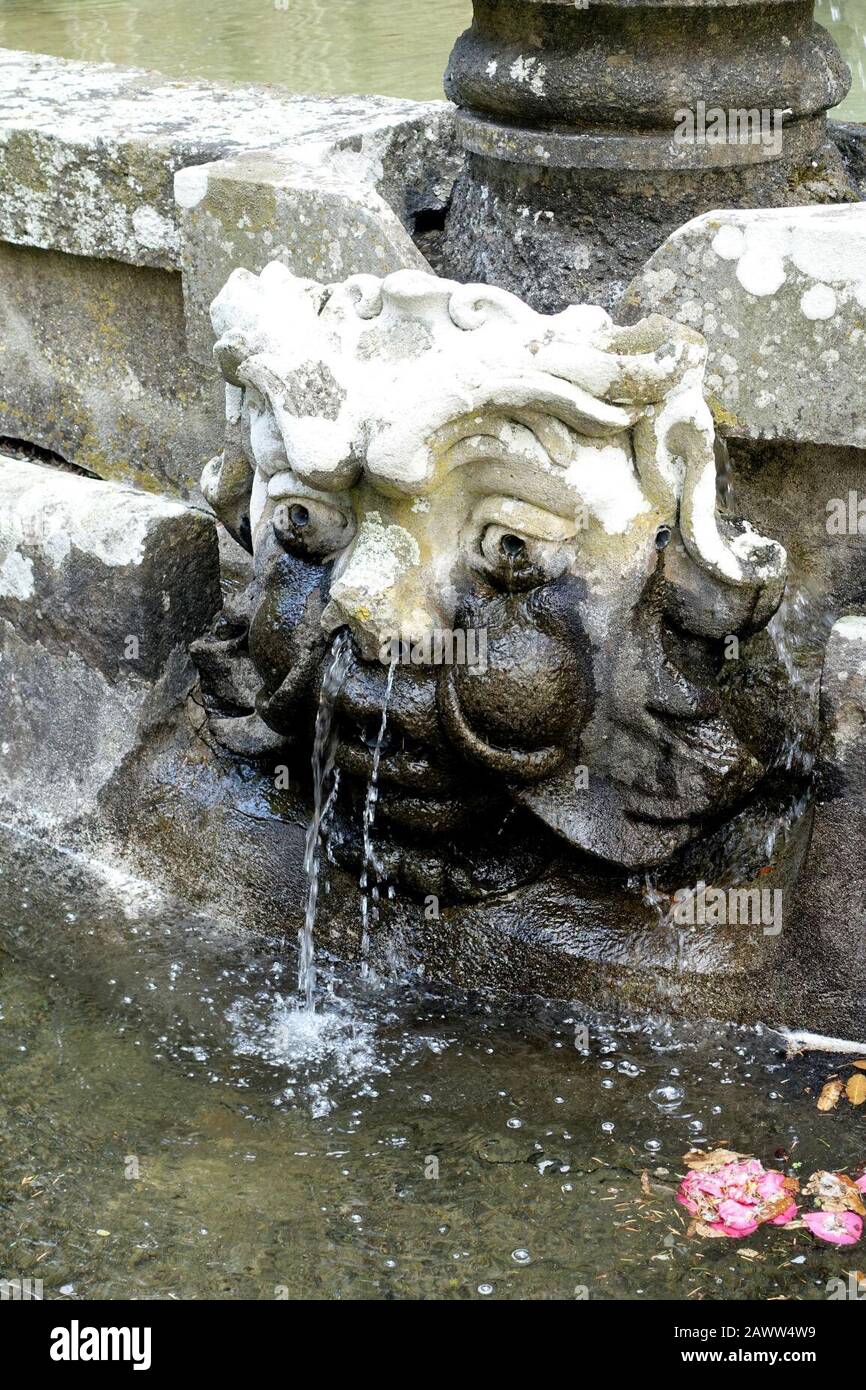 Brunnen - Villa Farnese - Caprarola, Italien Stockfoto