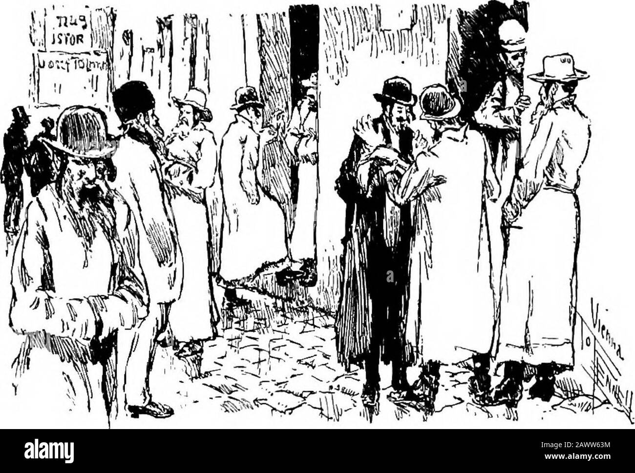 Der Jude zu Hause: Eindrücke von einem Sommer und Herbst verbrachten mit ihm. Bei Carlsbad für seine Gesundheit. IFN Hustria anJ) 1bungari5. 27 Hirscli und Frau Juden und bleiben gleichgültig; aber es war unmöglich, in Österreich oder Hun-gary zu bleiben, ohne das die jüdische Frage zu spüren. Die Wiener Judengasse war eines der interessantesten Probleme des Tages. In diesen Versuchen kann man ihn so bestegen, wie er es wirklich ist. In Kussia verleiht ihm die würde des Märtyrers noch immer; in Österreich und Ungarn ist er der freie Mann, um 28 Ubc 3EW bei Ibome. Die Freiheit, wie Lüge auserwählt zu leben, seine Ringel zu tragen, an Stockfoto