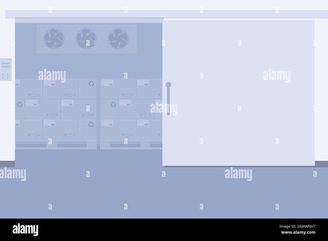 Set von Maschinen für die Lebensmittelindustrie Stock Vektor