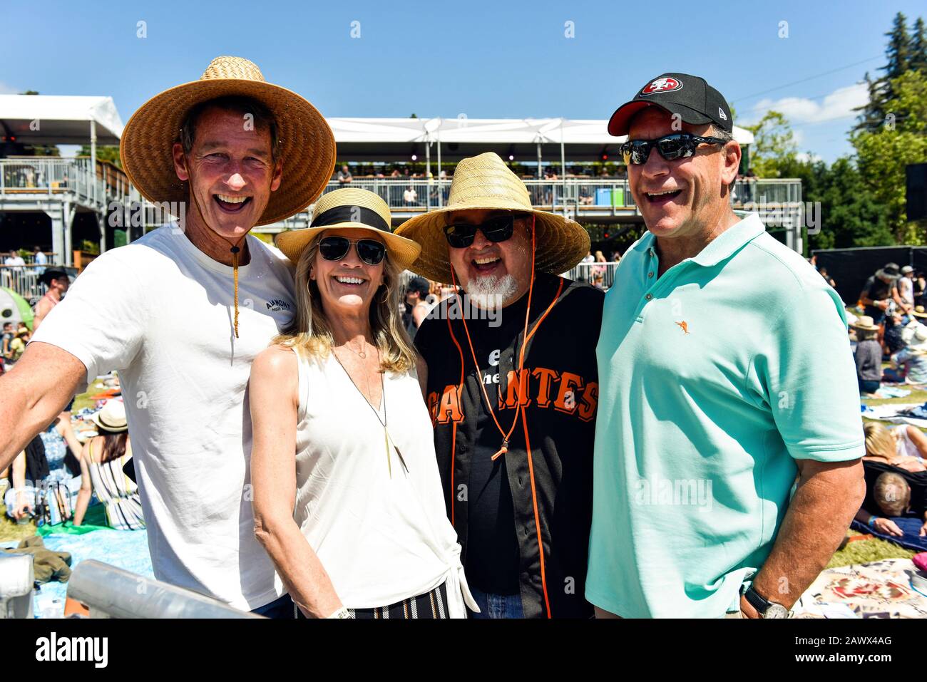 Menge beim Bottlerock-Festival 2019 Stockfoto