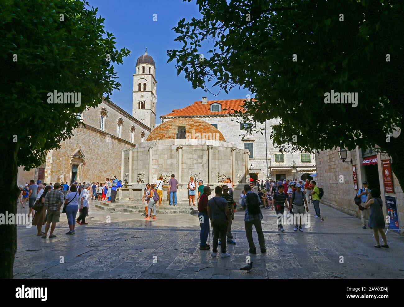 Die Altstadt, Dubrovnik, Kroatien Stockfoto