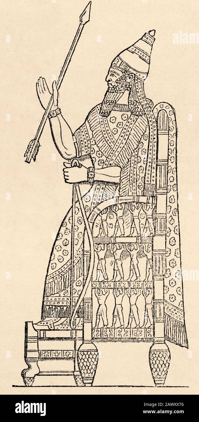 Assyrischer herrscher sennacherib Fotos und Bildmaterial in hoher