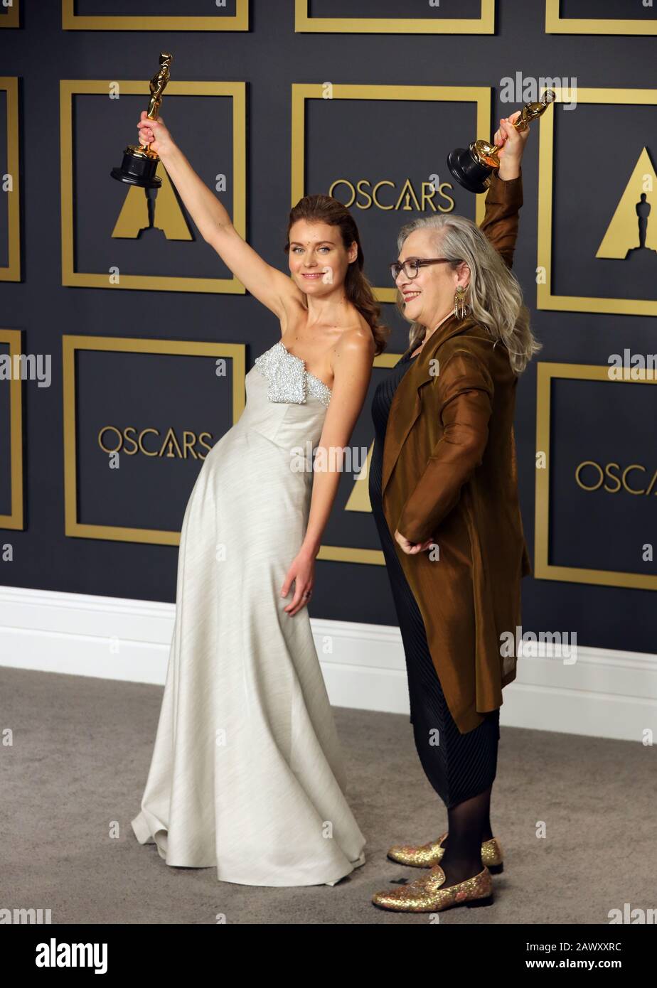 9. Februar 2020 - Hollywood, Kalifornien - Carol Dysinger, Elena Andreicheva nehmen an den 92nd Annual Academy Awards Teil, die von der Academy of Motion Picture Arts and Sciences im Hollywood & Highland Center verliehen werden. (Bild: © Theresa Shrirff/AdMedia über ZUMA Wire) Stockfoto