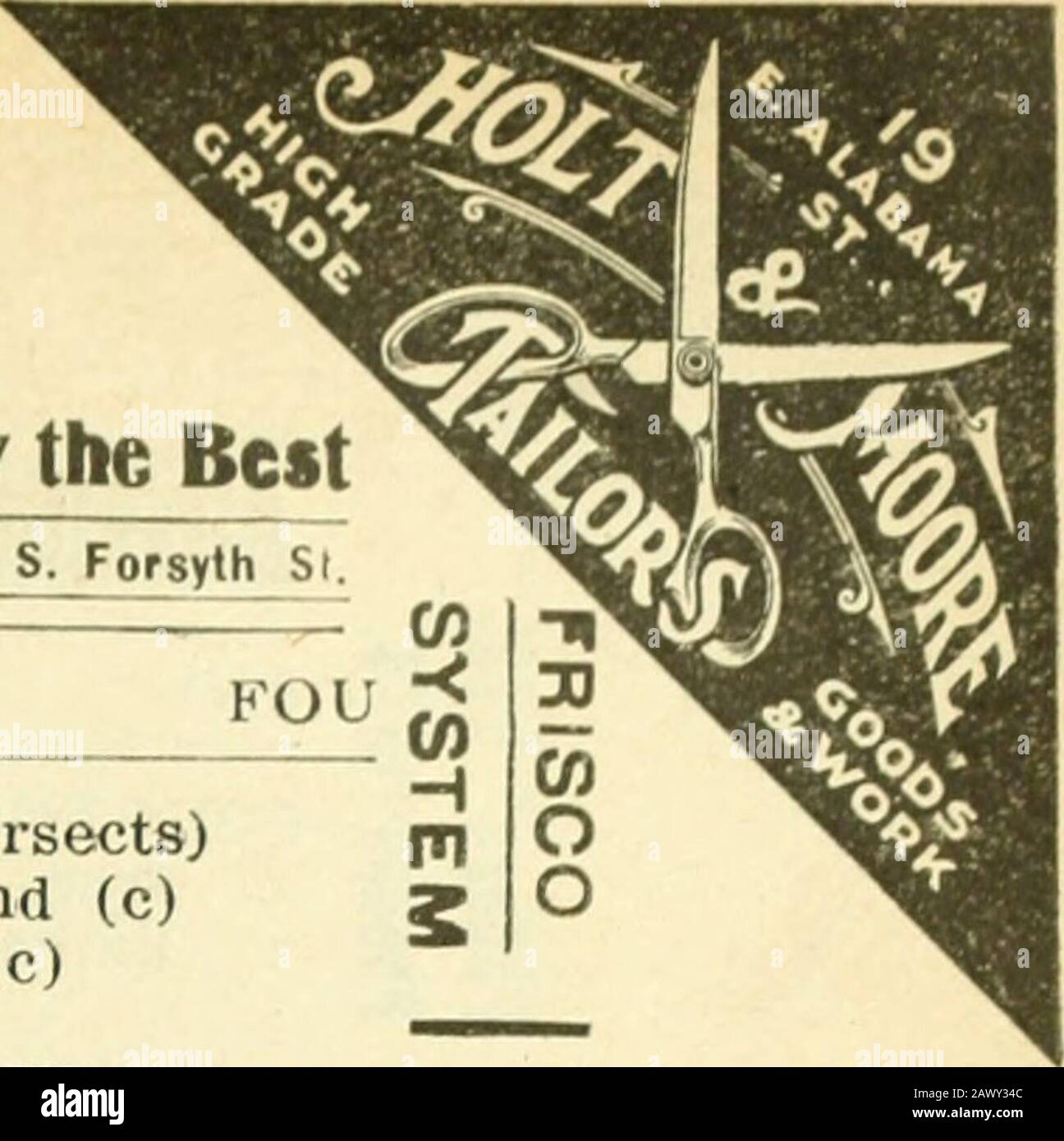 Atlanta City Directory. arles (c)135 Mapp Charles (c)137 Harris George (c) 140 Hendricks Emma 141 Folsom Jacob (c) 142 Moses Joseph (c)145 Jäger Lösegeld (c)147 Howard William (c)147^^ Burr Elmanuel (c) 148 Central Baptiste Church (c) (Haynes Intersects)154 Steward Edmond (c)156 Turner Nellie (c)163 Pool Robert M169 Griner George W (Davis Intersects)189 Hollingsforth John A191 Pritchett Elbert 193 Kendrick John F 194 Ragsdale Thomas J 197 Scarrat George A 198 Owen J Bartow201 Getue John F 205 Quinn William L209 Ray William H William H William H. (Lowe schneidet) 216 Walter Frank A220 Bryant Henry (c)222 Flood Delia Stockfoto