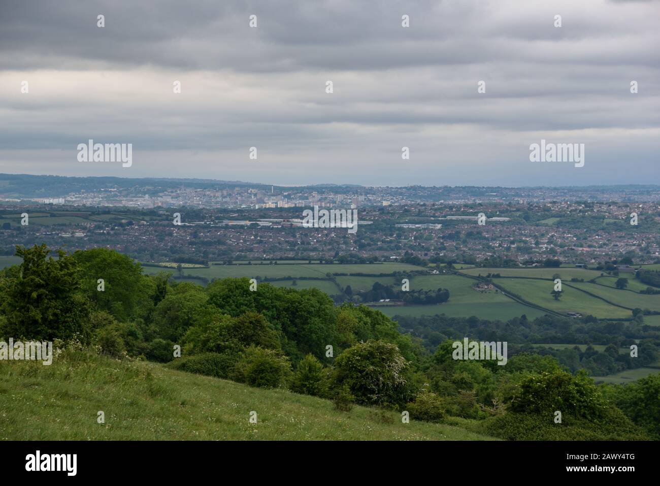 Lansdown Szenen und Ansichten, Bath und Northeast Somerset, Großbritannien Stockfoto