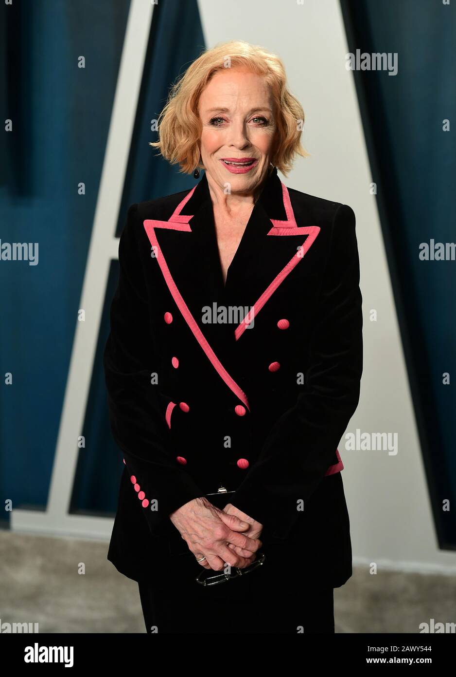 Holland Taylor besucht die Oscar-Party der Vanity Fair im Wallis Annenberg Center for the Performing Arts in Beverly Hills, Los Angeles, Kalifornien, USA. Stockfoto