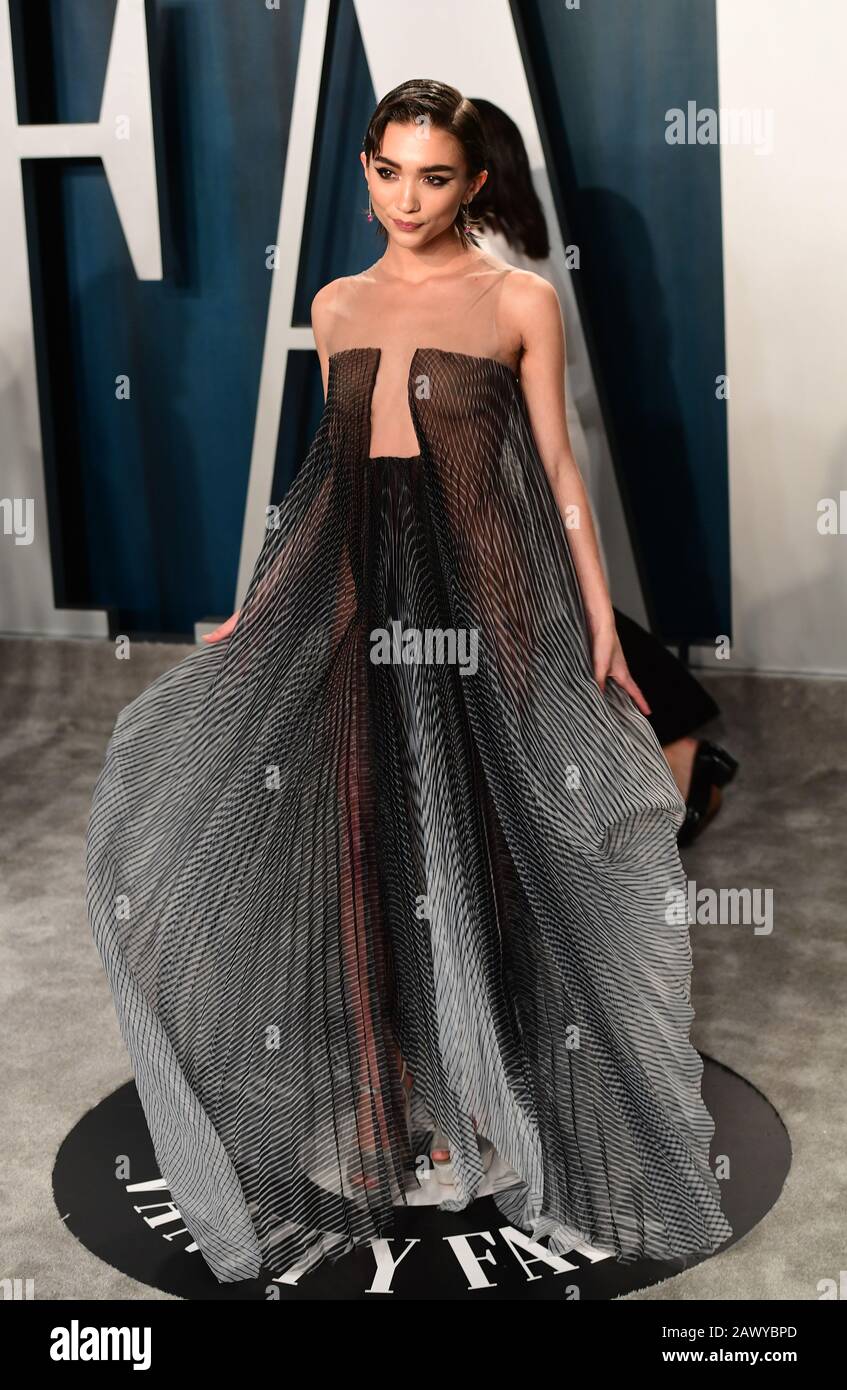 Holland Taylor besucht die Oscar-Party der Vanity Fair im Wallis Annenberg Center for the Performing Arts in Beverly Hills, Los Angeles, Kalifornien, USA. Stockfoto