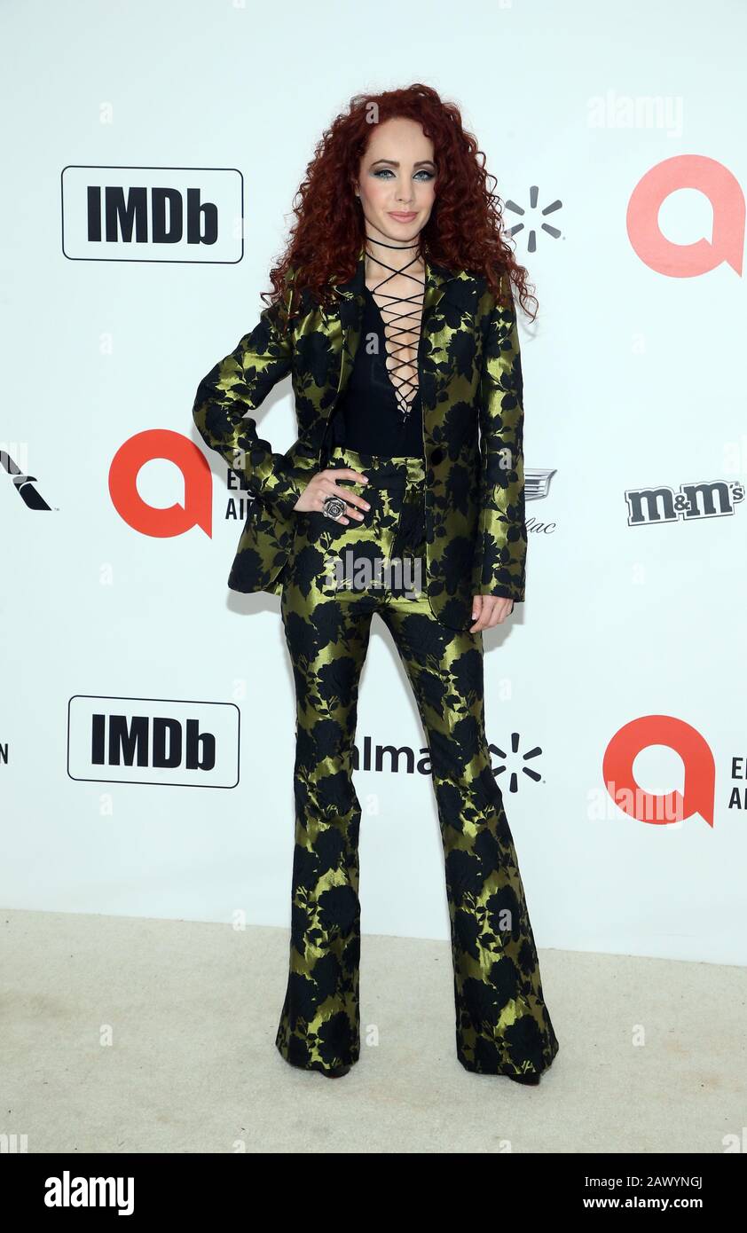West Hollywood, Ca. Februar 2020. Ksenia Solo auf der Elton John 28th Annual Academy Awards Viewing Party im West Hollywood Park in Kalifornien am 9. Februar 2020. Kredit: Faye Sadou/Media Punch/Alamy Live News Stockfoto