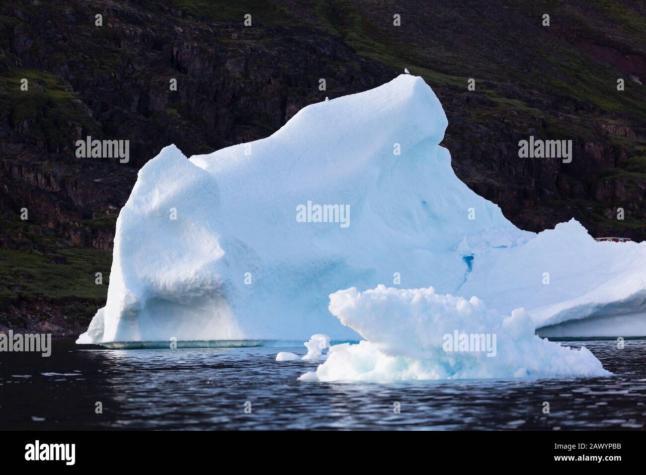 Schmelzende Eisberge Grönlands Stockfoto