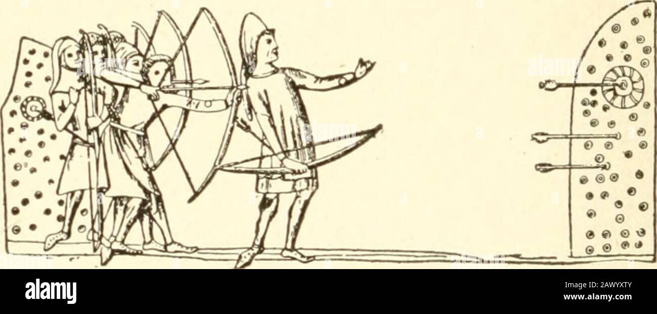 Die Geschichte des mittleren Alters; eine elementare Geschichte für die sechsten und siebten Klassen . Die Hauptantragsteller für den Thron waren ^^3^^^^sein Vetter Philipp, der ein Herzog in Frankreich war, und sein Neffe, Edward III. Von England. Die Thefranzösische NO1)les entschied sich für Herzog Philipp, und er wurde König als Philipp VI Edward mag diese Entscheidung nicht, aber er hat sie für eine Zeit akzeptiert. Nach neun 226 JAHREN IM Alter von T-STÜCK BRACH der Krieg jedoch wegen anderer Söhne aus, und dann beanspruchte Edward den Thron als seinen rechten Anspruch. In den ersten acht Jahren erhielt keines der beiden Länder einen großen Vorteil Stockfoto