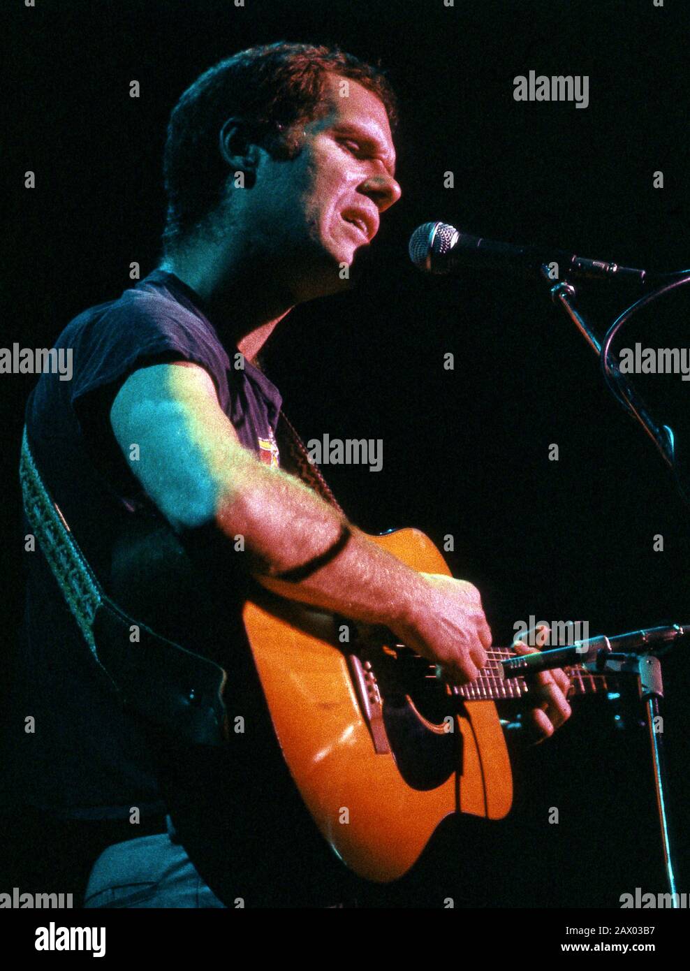 Loudon Wainwright 111 Spielte 1981 am Austragungsort in London Stockfoto