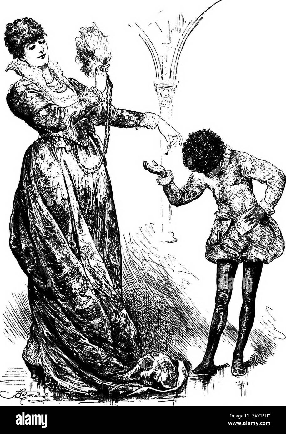 Henry Irving, ein biografischer Sketch. Cieved-Mr. Irving und Miss Teny erscheinen als Modus und Helen- Two Roses- Romeoand Juliet, die 160 Nächte lang wiederbelebt wurden - Der Vortrag des Earl of Lyttons in der Nacht - Viel Lärm Um Nichts wiederbelebtes - Runs 212 Nächte - I^^evivalof spielt von Mr. Irving und der LycCompany in Amerika - Farewell! Ein WEITERER Meilenstein in dieser auffälligen Karriere wurde nun erreicht.•*? *? Herr Irving war bereits der erfolgreichste englische Schauspieler seiner Zeit. Die Pensionierung von Frau Bateman aus dem Lyceum ist die begehrte Chance, seine eigene Managerin zu werden und sie durchzuführen Stockfoto