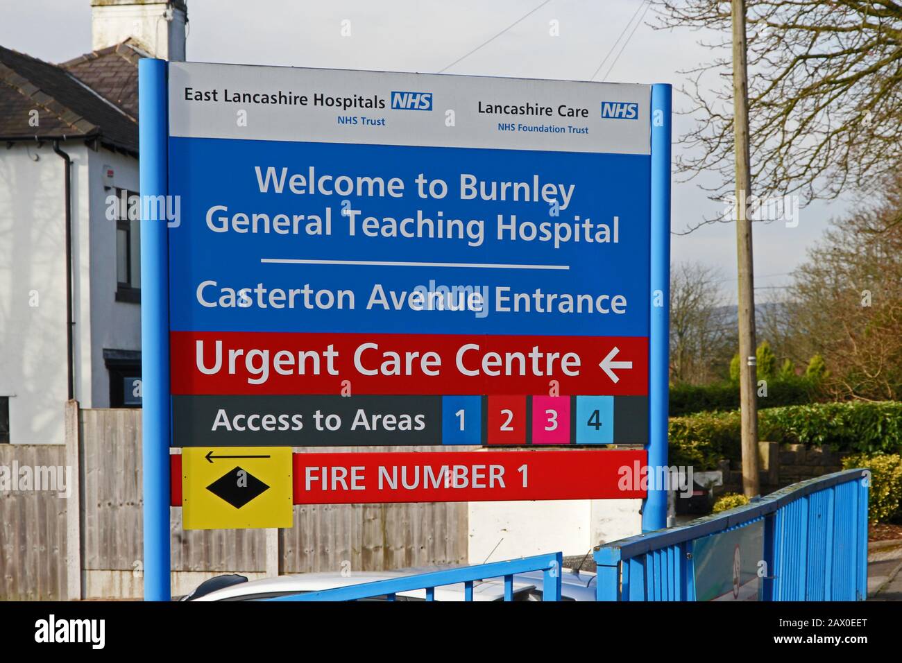 Burnley General Teaching Hospital, Burnley, Lancashire Stockfoto