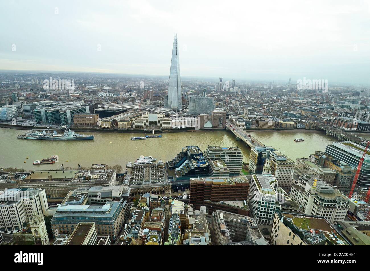 Großbritannien, Stadt mit Luftbild von London Stockfoto