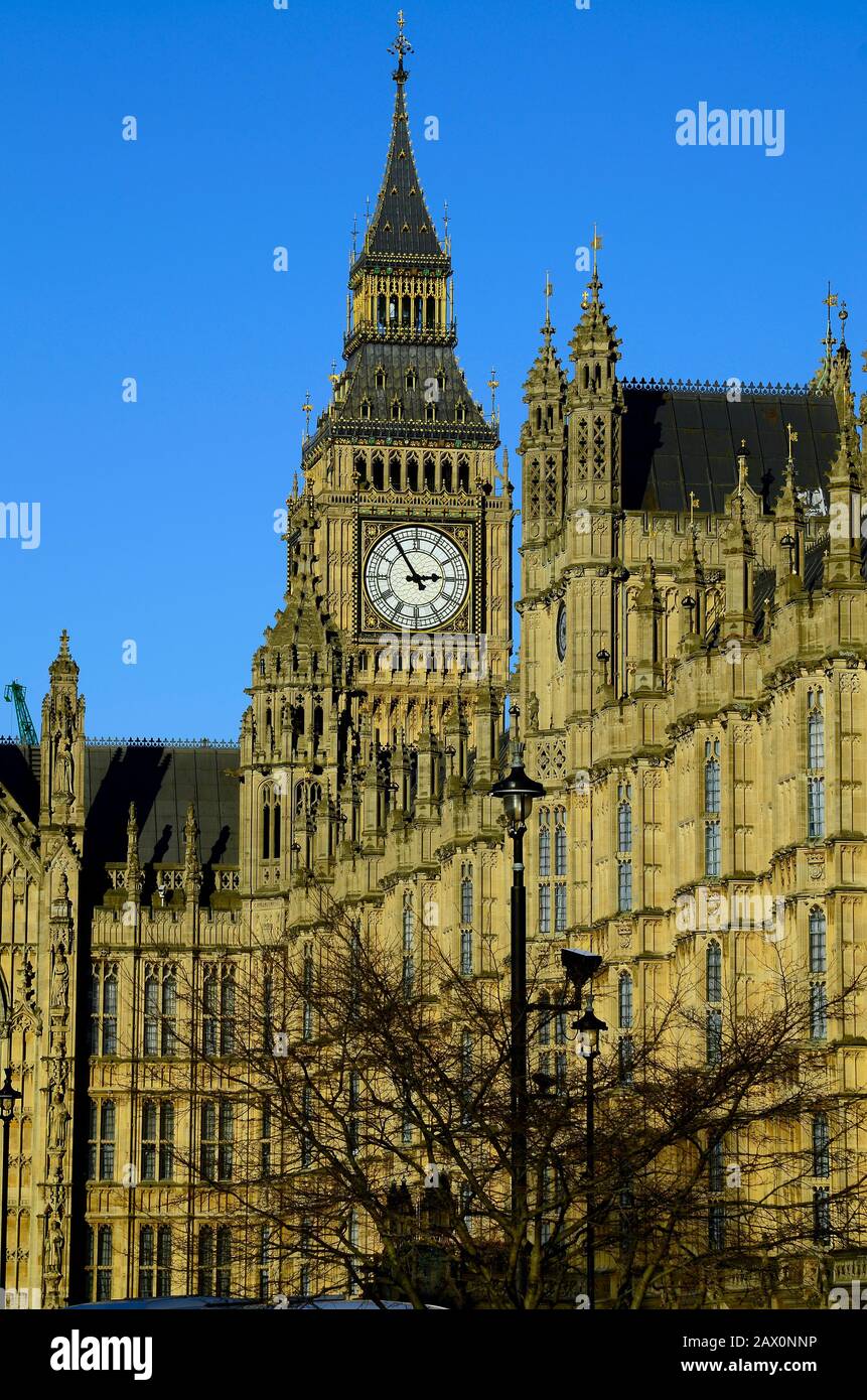 Großbritannien, London, Parlamentsgebäude und Big Ben Stockfoto