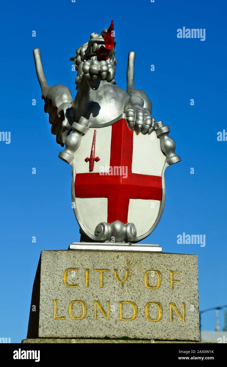 Großbritannien, Skulptur in London Stockfoto