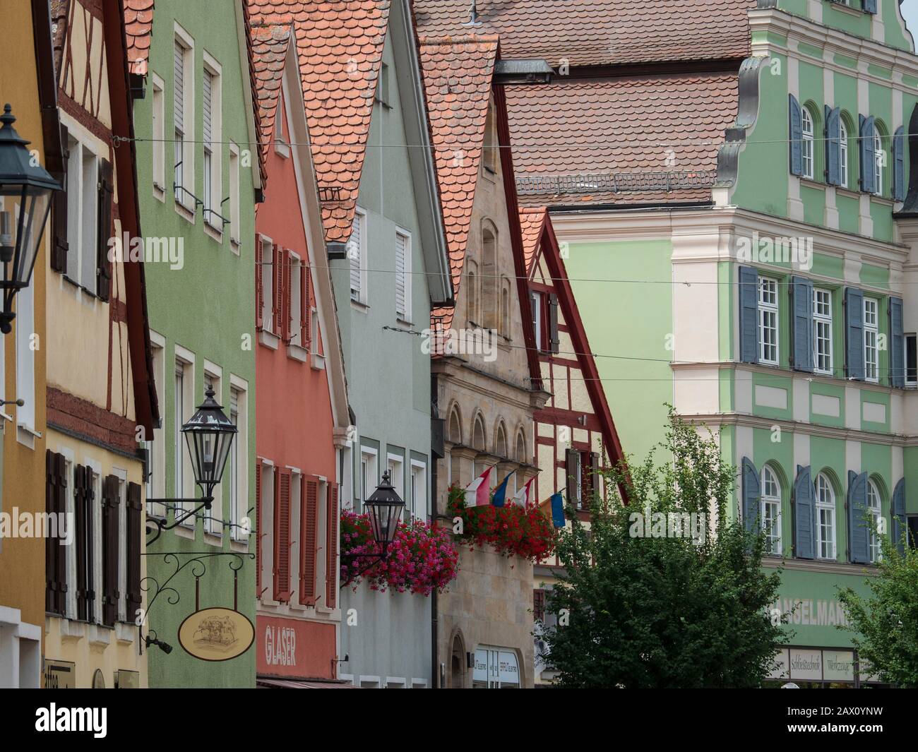 Gunzenhausen, Franken, Bayern, Deutschland, Gunzenhausen, Altmühltal, Franken, Bayern, Deutschland Stockfoto