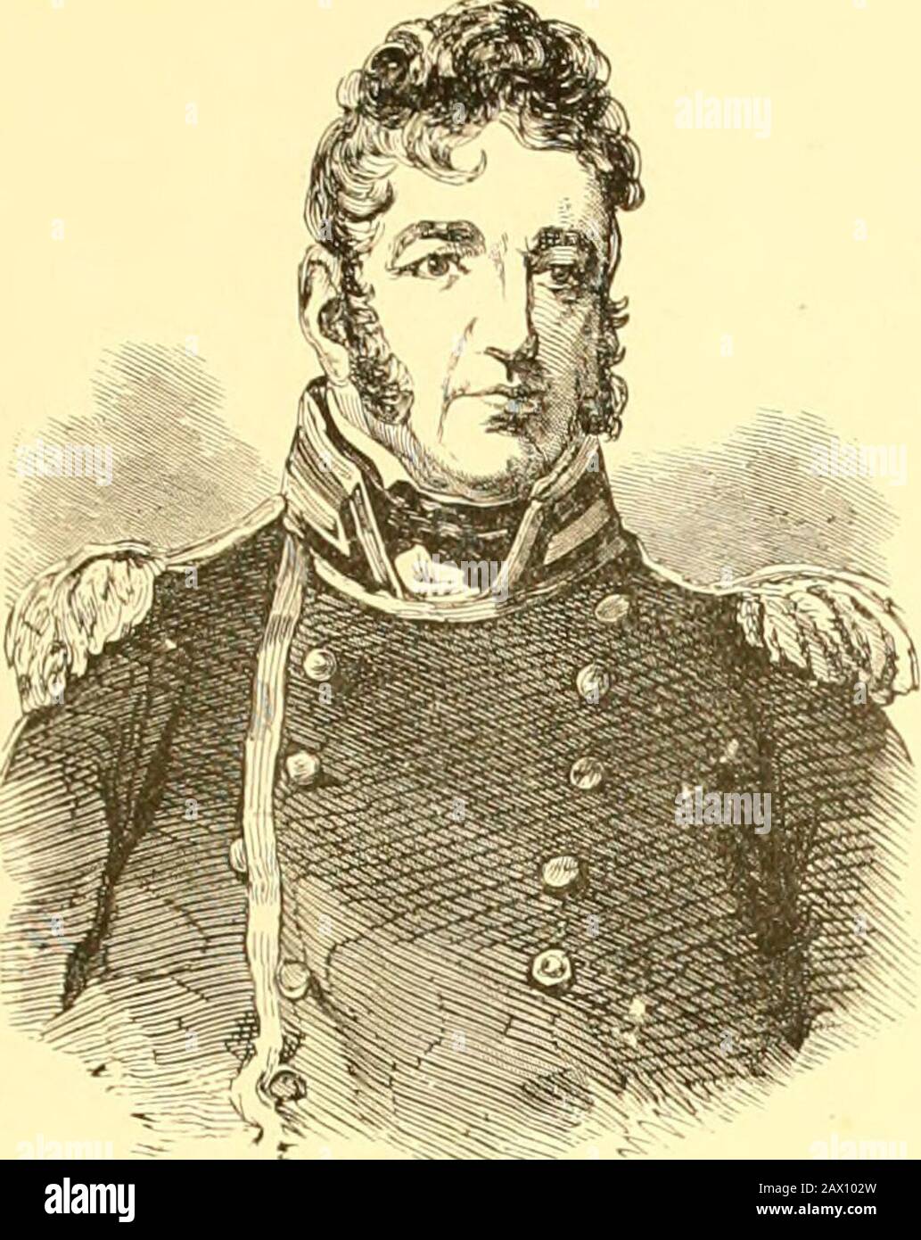 Die Geschichte eines großen NationOr, Die Errungenschaften Unseres Landes, Militär, Marine, Politik und Zivil. T. MACDONOUGH.Geboren in Newcastle Oounty. Del.. Dez. 23. 1783. WA?a Midchipman in the Navy* 1!)M; a liflutant, 1807; ama8ter-conimand:tnf, 18ly. War im Kommando von Fourships und zehn Galeeren an der Battla von Plaitsburgh, LakeChamplain, 11. Sept., im14. Für seinen Sieg wurde h^ von roneresd handsomely belohnt: The Stales of New Yorkand Vermont, and ibe Cities of New York and Albany.Gestorben 10. November, 1825. WILLIAM J. WORTH. Rorn im Columbia County, N. Y. 1793. War ein dis-liuiuishtd otHcer im Krieg von 181 Stockfoto