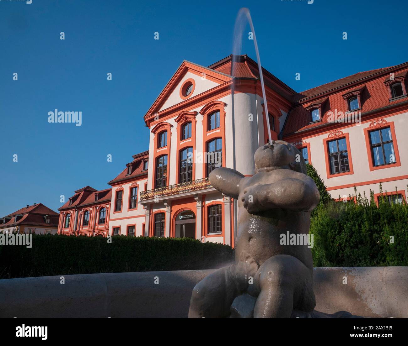 Eiche, Sommerresidenz, Hofgarten, Altmühltal, Bayern, Deutschland, Sommerresidenz, Hofgarten, Altmühltal, Bayern, Deutschland Stockfoto