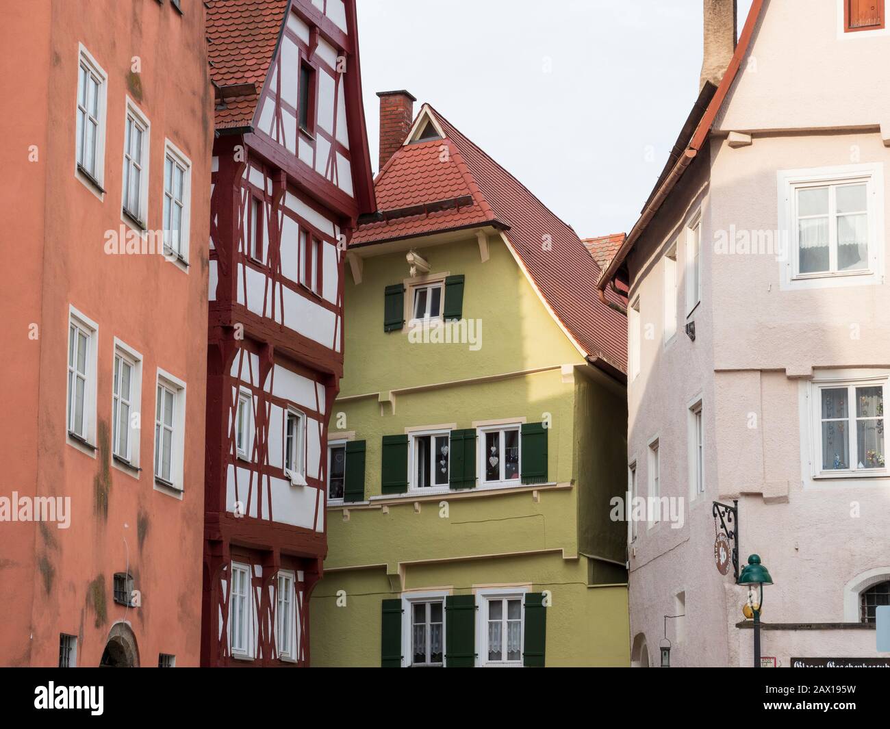 Altstadt, Nördlingen, Franken, Bayern, Deutschland, Noerdlingen, Franken, Bayern, Deutschland Stockfoto