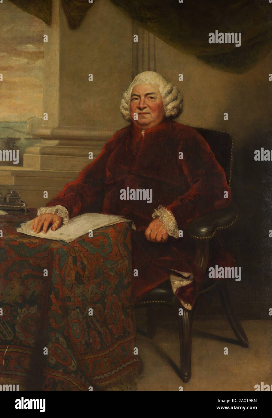 John Barker (1707-1787), 1786. Gouverneur von London&#x2019;s Hauptversicherungsgesellschaft für Seeschifffahrt, London Assurance. Stockfoto