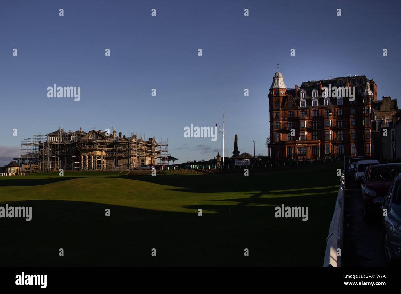 ST ANDREWS 21/1/2020 - The Old Course - R&A Clubhouse Renovation for The Open 2021 Stockfoto