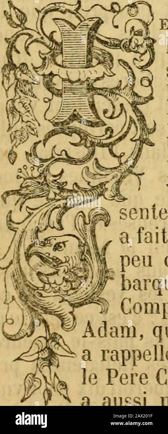 Relations des Jsuites contenant ce qui s'est Pass de plus remarquable dans les missions des pres de la Compagnie de Jsus dans la Nouvelle-France. RELATION DE GS OVL SEST PASSE EN LA NOVVELLE FRANGE EN LANNEE I641. AY R. PERE PROVINCIALE de la Compagnie de lesus de la prouince de France.Par le P. Barthélémy Vimont, de la mesme Compagnie, SVPERIEVR DE LA RESIDENCE DE Kebec. (*) Mon R. Père, E fais quasi comme ce-luy, qui ayant escritses lettres, en estoitIny-mesme le porteur: Iay tracé en la Noii-iell^ France les Cha-pitres suiuans, et ie lesviens moy-mesme pré-senter à V, La faia quia Stockfoto