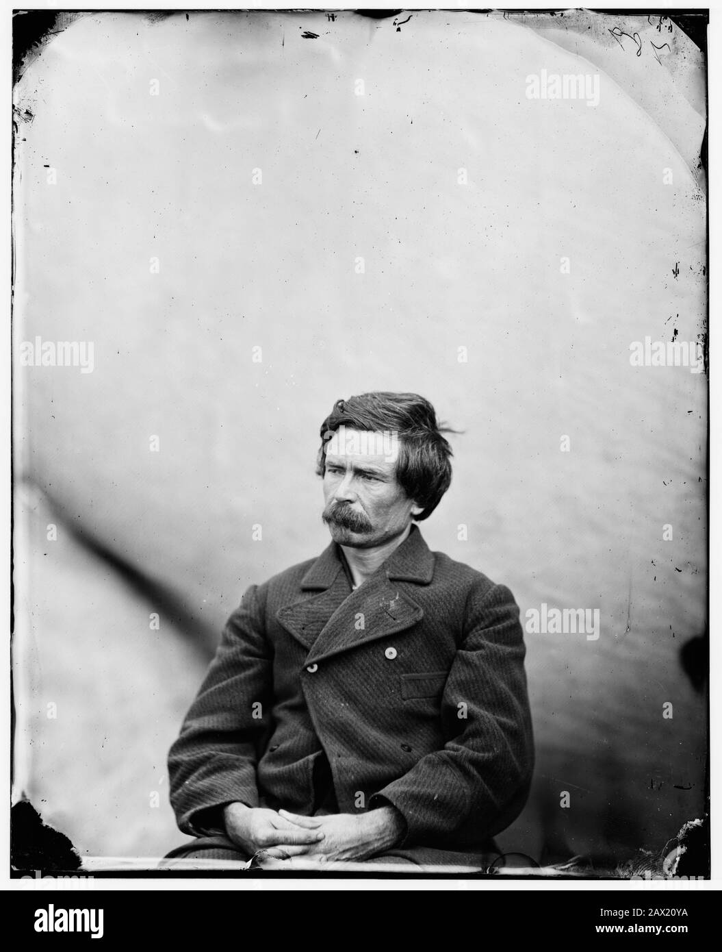 1865, Washington Navy Yard, D.C., USA: Ermordung von Präsident Lincoln. John Celestine alias Joao Celestino alias Celestino Portuguese ( aus Kuba ) Schiffsführer, ein Verschwörer . Der Präsident der USA, ABRAHAM LINCOLN (* 1809; † 1865). - Presidente della Repubblica - Stati Uniti - USA - Ritratto - Portrait - Abramo - COSPIRATOR - COSPIRATORE - COSPIRAZIONE --- Archivio GBB Stockfoto