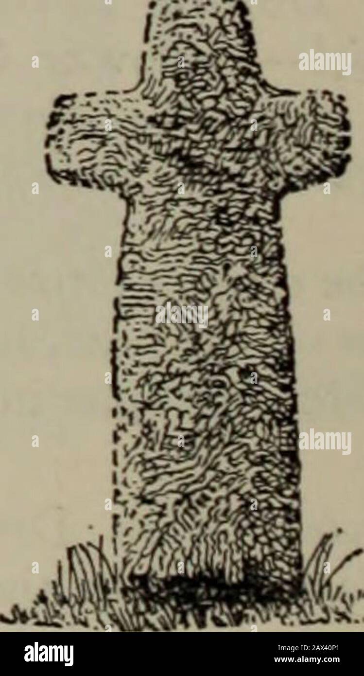 Die Geschichte Victorias der Grafschaft Cornwall . Abb. 68. .•2S=5k. Abb. 75. Kreuze mit Vorsprüngen am Hals usw. und lateinischen Kreuzen. Abb. 63. Basilikum, Nr. i-Abb. 64. St. Juliot, Nr. 2-Abb. 65. HoUoway Kreuz-Abb. 66. St. Allen-Abb. 67. Neue Park-Abb. 68. Treslea Kreuz-Abb. 75. St. Minver-Abb. 76. Carlanken-Abb. 77. Trerank. FRÜHCHRISTLICHE DENKMALE PLATTE XI Stockfoto