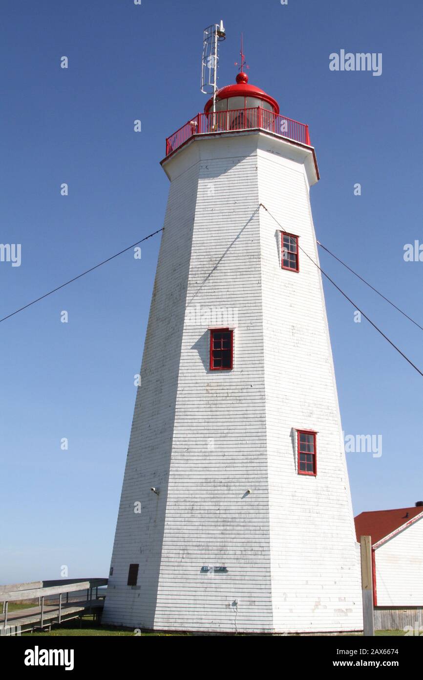 Leuchtturm in den Maritimes Stockfoto