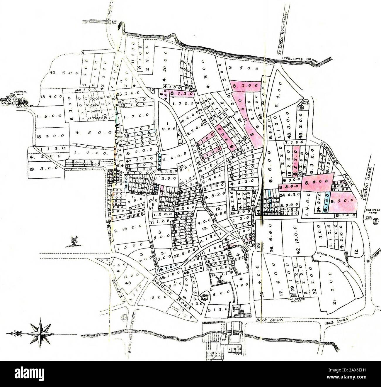 Die englische Dorfgemeinschaft untersuchte in ihren Beziehungen zu den Herrschafts- und Stammeswesen und zum gemeinsamen oder offenen Feldwesen der Tierhaltung; ein Aufsatz in der Wirtschaftsgeschichte . E-Versing könnte seinen Anteil an der Arbeit nutzen, um Zeit zu sparen. J Bis faoe pafff 6. HITOHIN.PURWELL-FELD. Besitzer MIT TBEIE N U M B E H S. ^ Byde, Esq Caj-ier, Esq Mrs Simpson Rev. Mr. Whitehurst... Herr Rd. Tristram ... Late Mr. Gravely Hurst Mr. Charles Baron ... Jno. Radcliffe, Esq. ... Wm. Lucas Brauer ... Später Thomas Smith ... Frau Ann Newman ... Thomas Goldsmith Thomas Lyle Francis Thatcher Mr Stockfoto
