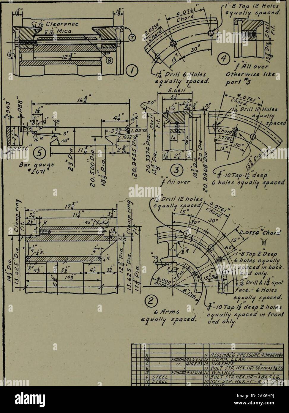 Maschinenzeichnung; eine praktische Anleitung zu den Standardmethoden der  grafischen Darstellung von Maschinen, einschlielich vollstndiger  Detailzeichnungen einer Duplexpumpe und eines Gleichstrom-Generators. L zu  sehen, dass die Abmessungen nur in ...