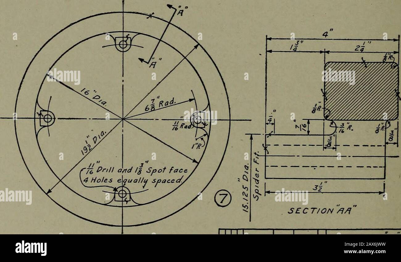 Maschinenzeichnung Eine Praktische Anleitung Zu Den Standardmethoden Der Grafischen Darstellung Von Maschinen Einschliesslich Vollstandiger Detailzeichnungen Einer Duplexpumpe Und Eines Gleichstromgenerators Abschnitt N J Platte E 4 T Sol T Stp