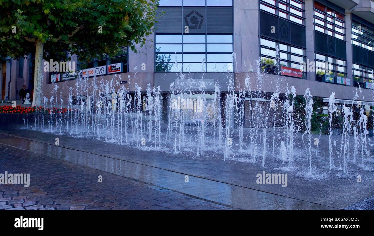 Montreux, Kanton Waadt, Schweiz. Stockfoto