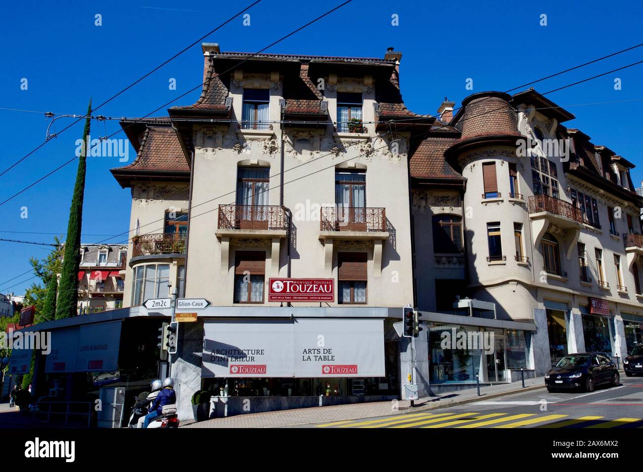 Montreux, Kanton Waadt, Schweiz. Stockfoto