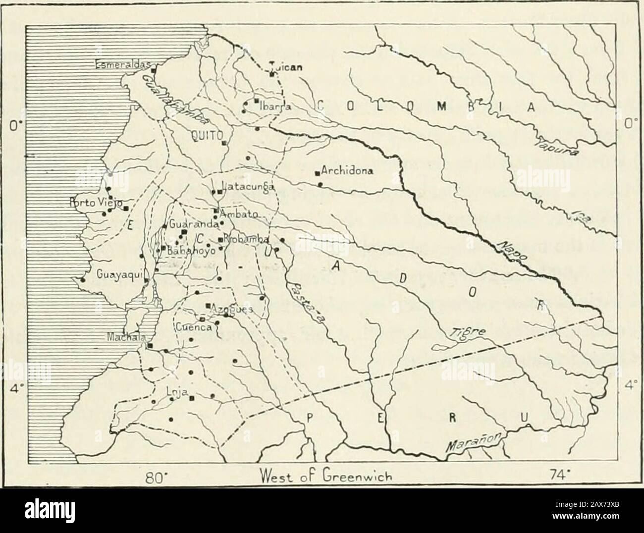 Die Erde und ihre Einwohner .. . NREKTURE und die Gesetze. Wenn ich das tue, möge Gott meine Hilfe und Verteidigung sein; wenn ich dies nicht tue, möge Er und mein Land mich dazu aufrufen, zu erklären, dass ich Früher die Rolle Ecuadors als katholische Macht noch viel ausdrücklicher als die ADMINISTBATION OP ECUADOR spielte. 263 definiert. JSIoreno, kehrte im August des Jahres 1873 in den Kongress zurück und machte damit deutlich, dass die Unterordnung des Staates unter die Kirche ausdrücklich gesagt wurde: Wenn wir das Glück der Beißkatholischen haben, seien wir so ehrlich und ohne Reserve, nicht nur im häuslichen Kreis, sondern auch in unserem politischen Leben, und beweisen wir die Aufrichtigkeit unseres Sträflingsandes unseres p Stockfoto