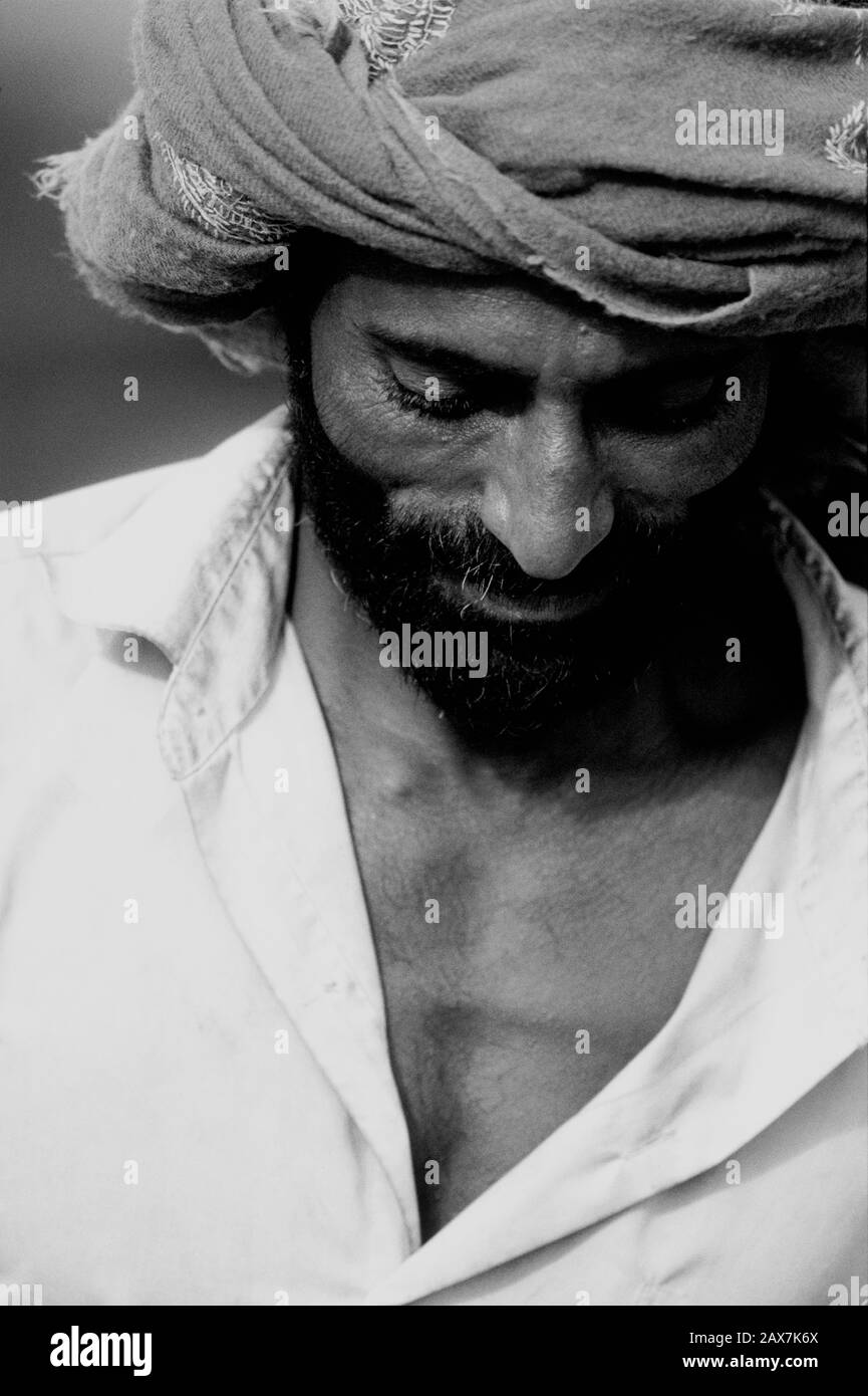 Ein junger Mann von Soqotri, Jemen. Stockfoto