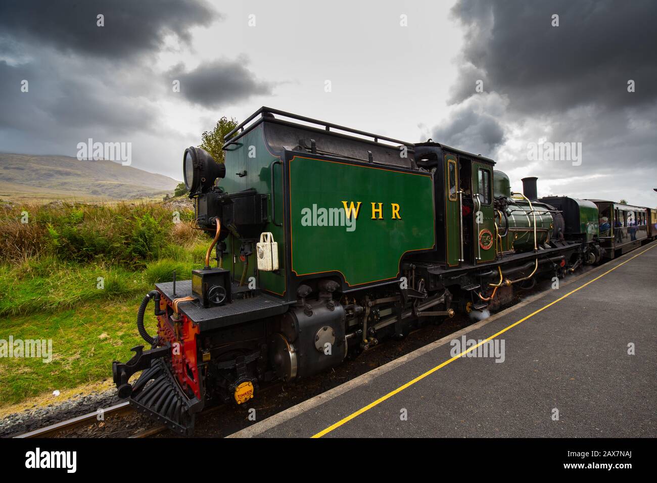 Welsh Highland Railway Stockfoto