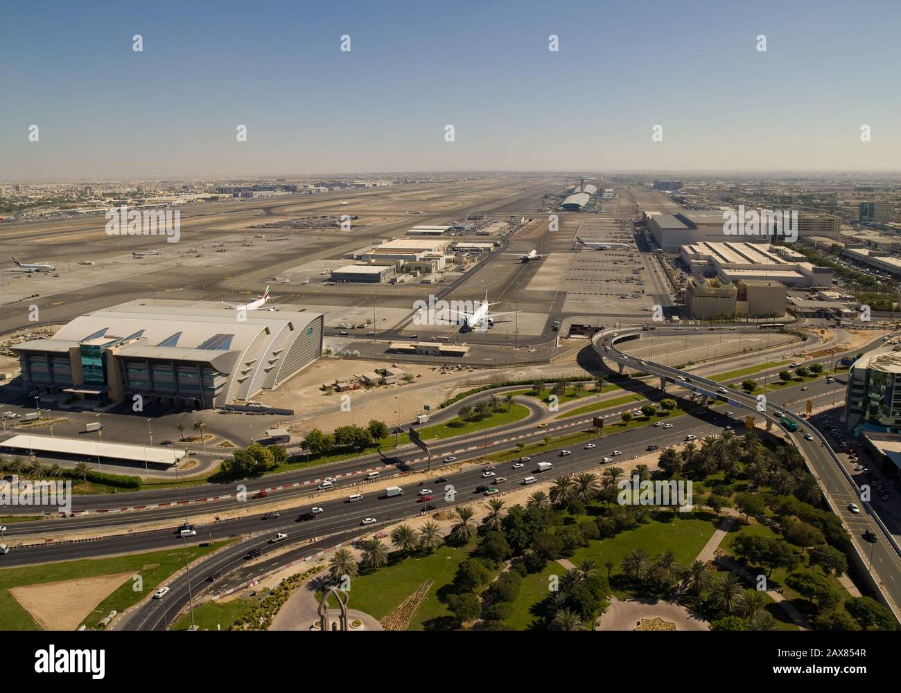 Dubai International Airport Aerial Stockfotos Und Bilder Kaufen Alamy